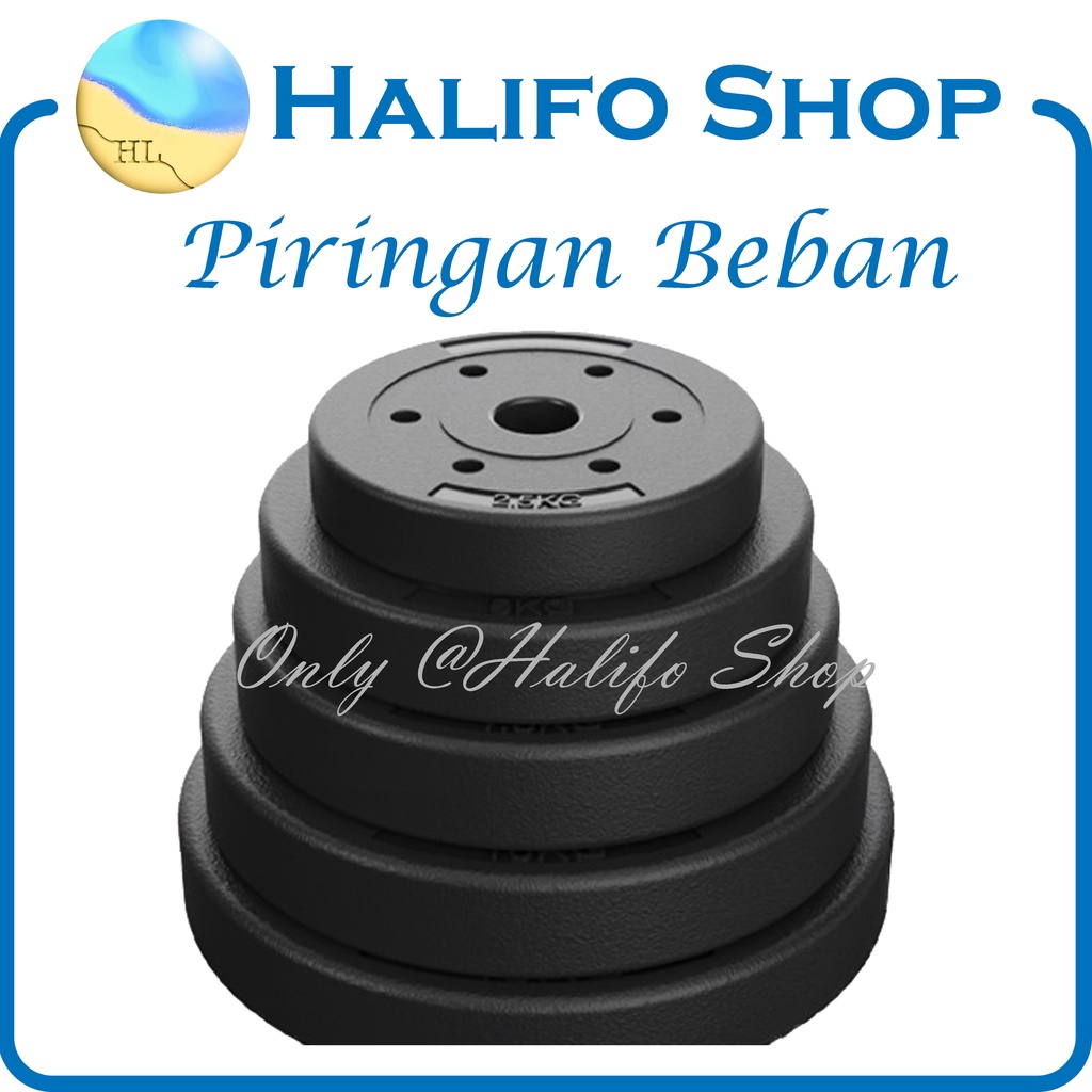 Piringan Plat Lempengan Beban Barbell Dumbel Dumbbell Weight Plate 3cm