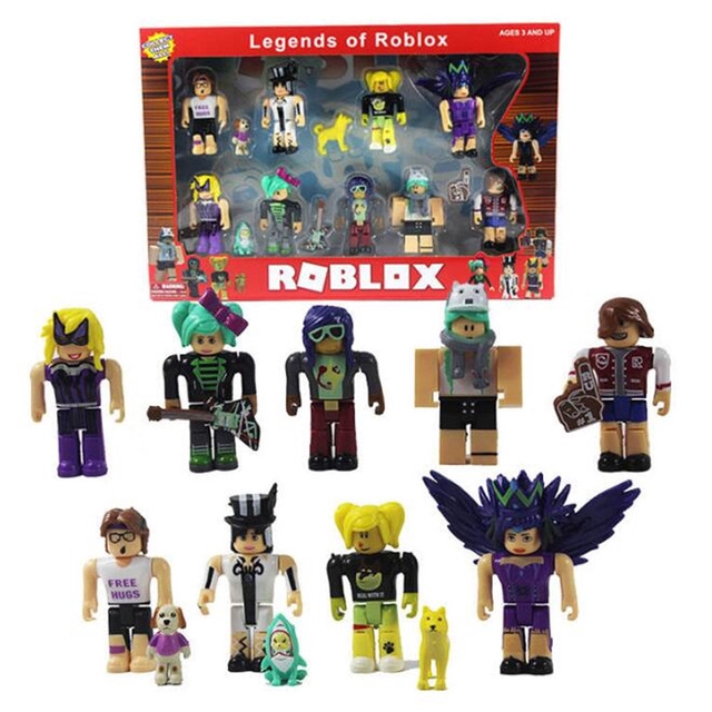 9pcsset Roblox Figures Toy 7cm Pvc Game Roblox Toys Girls Christmas Gift - mainan roblox
