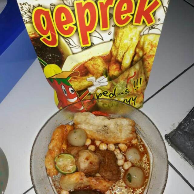 

Bakso aci ayam geprek