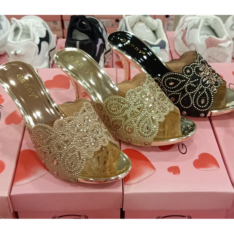 SANDAL PESTA/HIGH HEELS WANITA BRAND GENNY