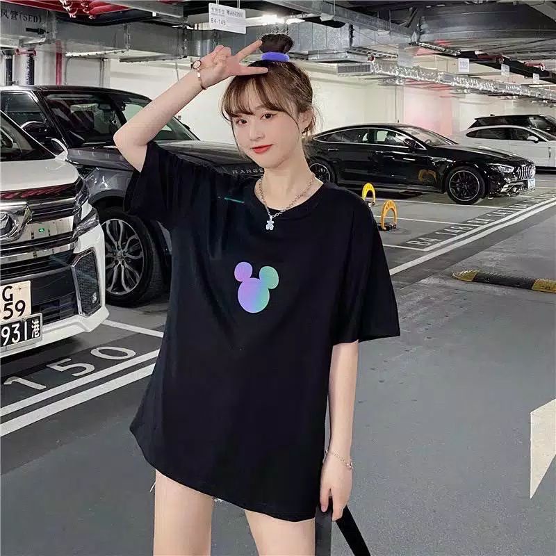 Arifirn Kaos Oversize Mimiki (LD 106, P 65) - Kaos Wanita