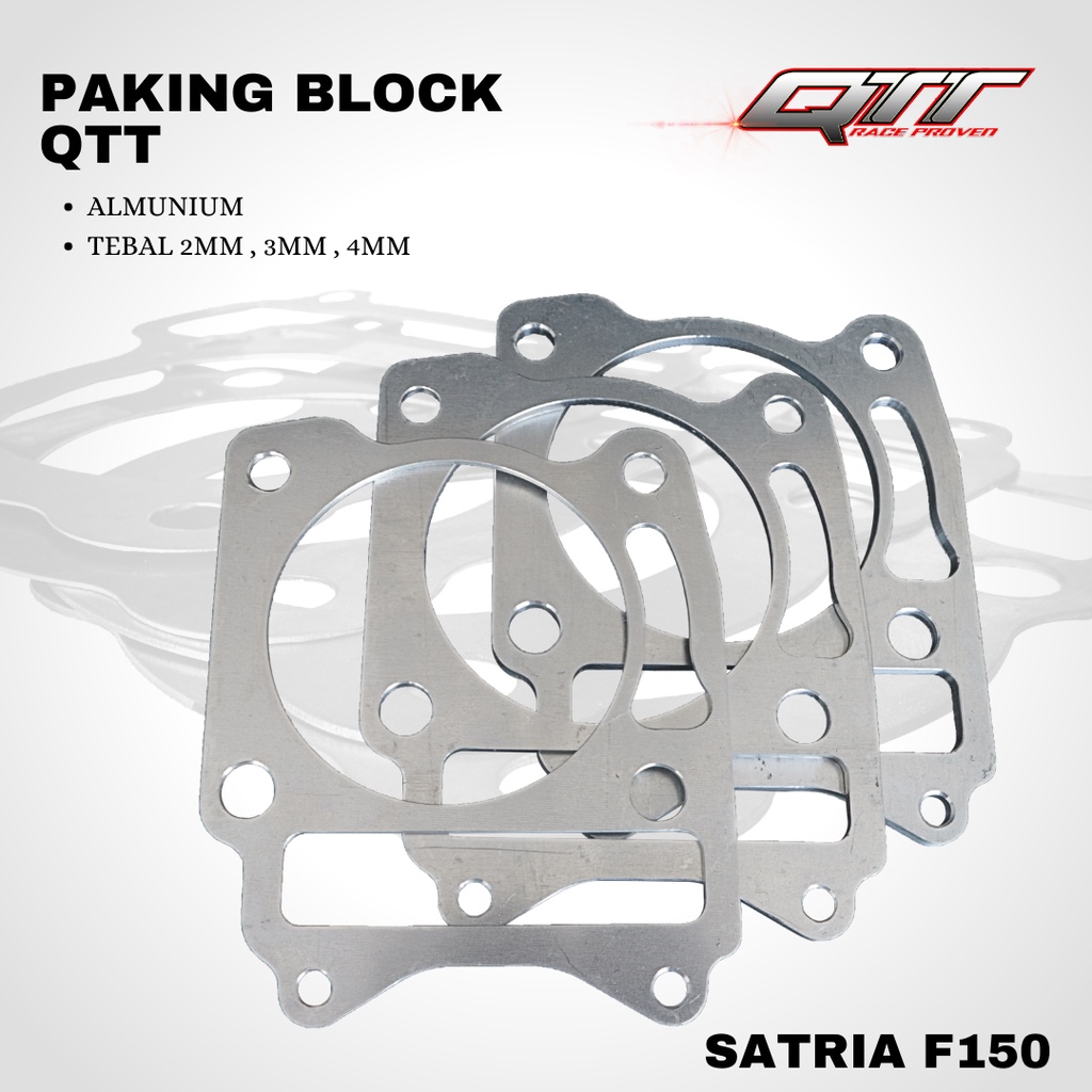 Paking blok alumunium QTT Satria f150