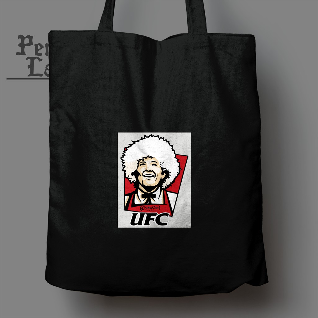 UFC KHABIB Totebag Kekinian Tas Jinjing Pria Wanita Digital Printing Penawaran Spesial