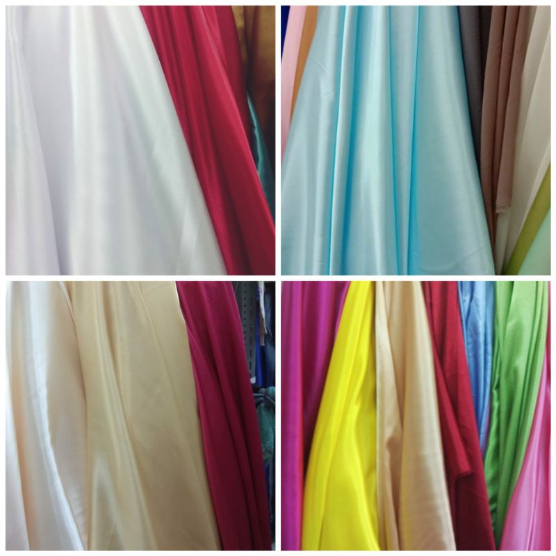 KAIN SATIN SILK / Kain Satin Silk Charmuse / Kain Satin Silk Polos / Kain Satin Silk Sutera Maxmara