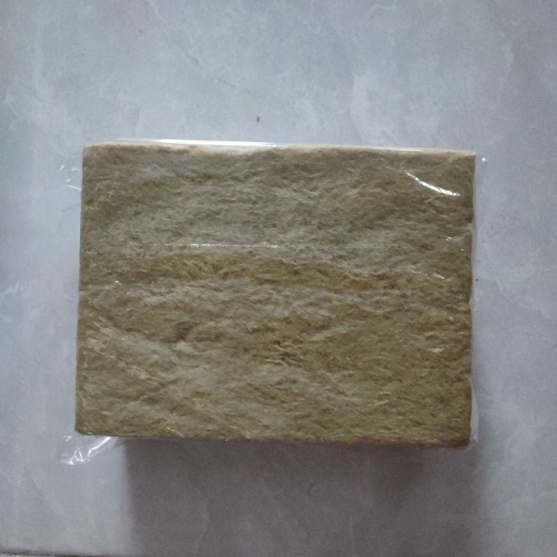 ROCKWOOL MEDIA TANAM Hidroponik (20x15x7,5) cm, 1/5 slab jadi 200 kotak siap pakai