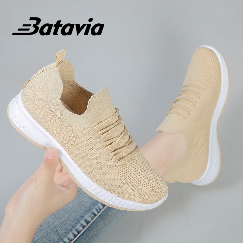 Batavia Sepatu terbaru bernapas sepatu wanita impor fashion sepatu wanita  sepatu wanita kasual sneakers nyaman sepatu wanita D4