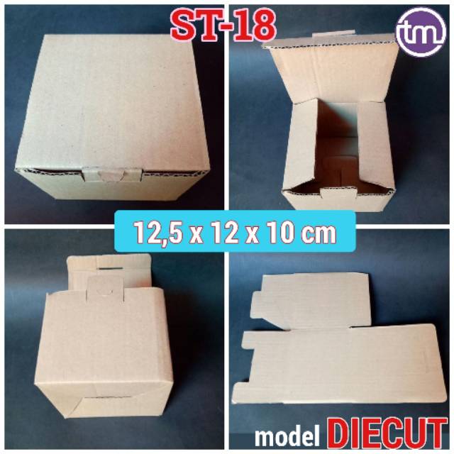 

KOTAK ST-18 KARDUS COKLAT DUS BOX POLOS DIECUT PACKING AKSESORIS