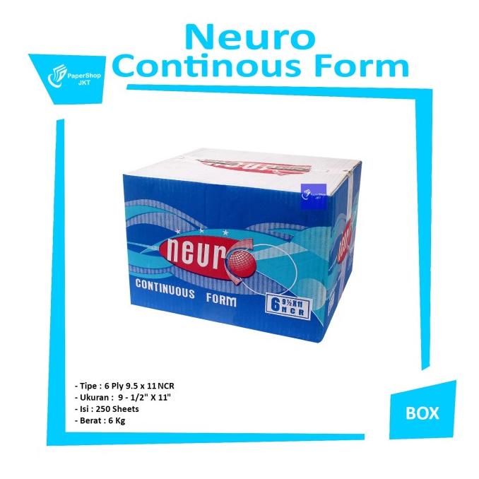 

Continous Form 91/2 x 11 6 Ply ( K6 Neuro ) NCR / Kertas Komputer Star Seller Termurah