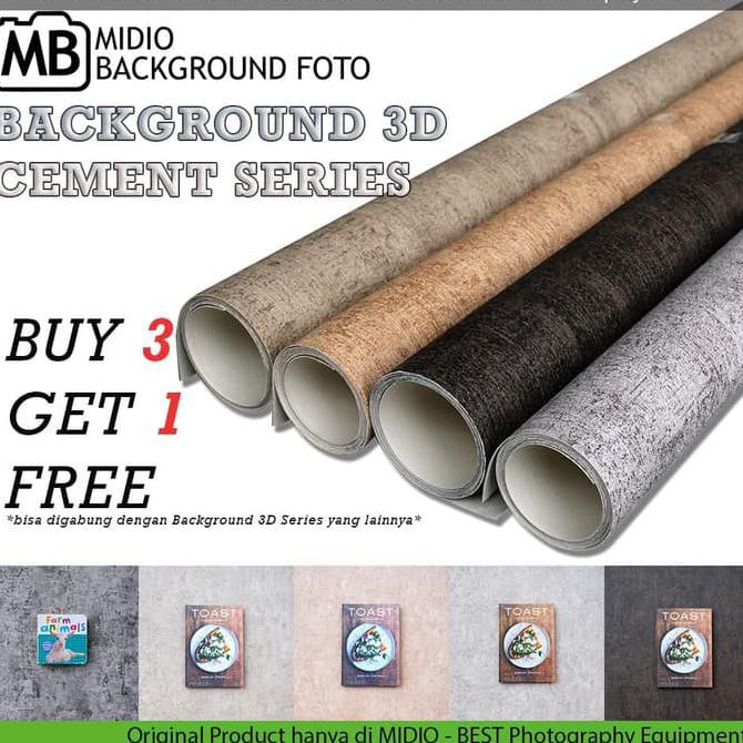 Background Foto Studio Alas Foto 3d Midio 1 Ukuran 40x45cm Promo Shopee Indonesia