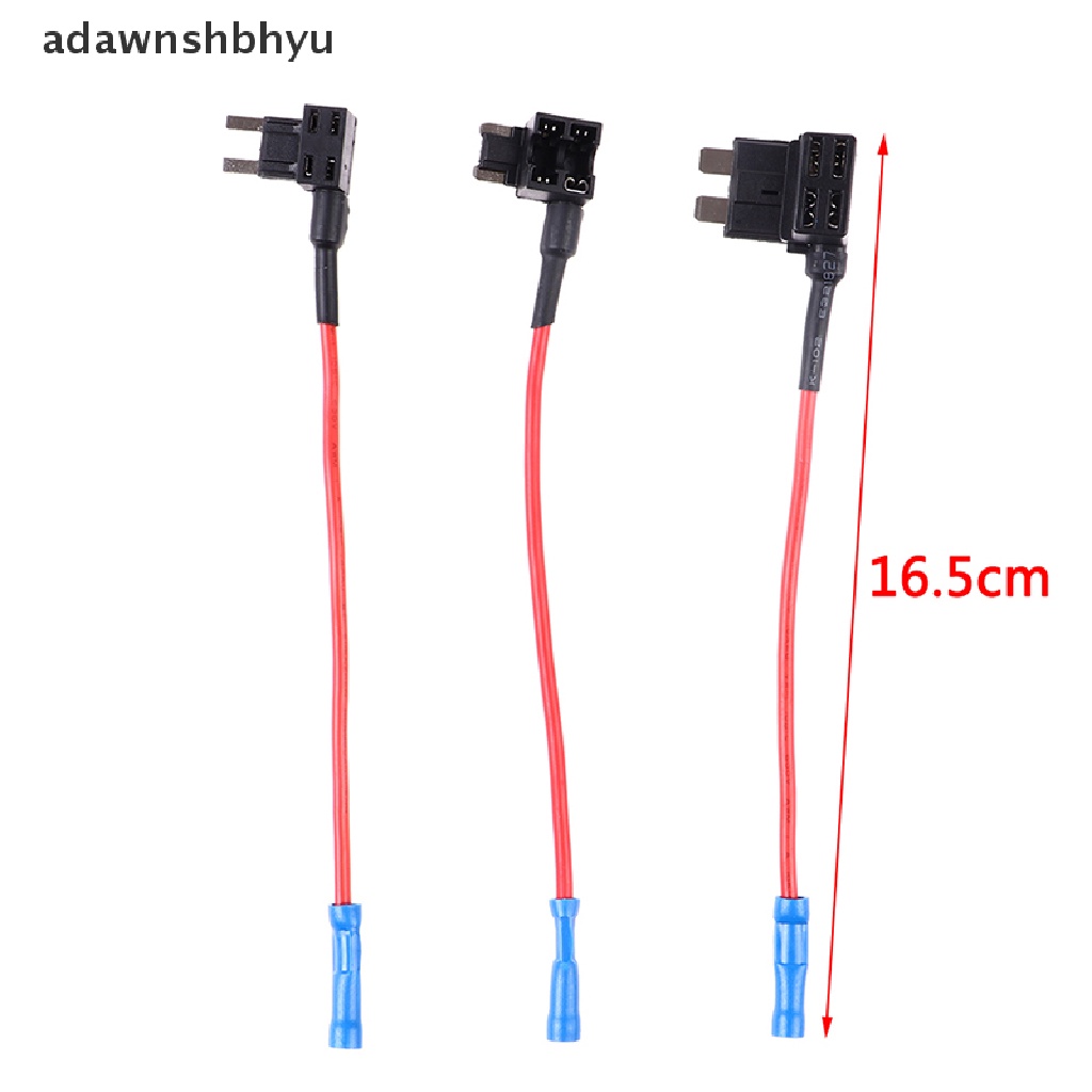 Adawnshbhyu 5PCS Car Fuse Holder Add-a-circuit TAP Adapter Micro Mini Standard ATM Fuse