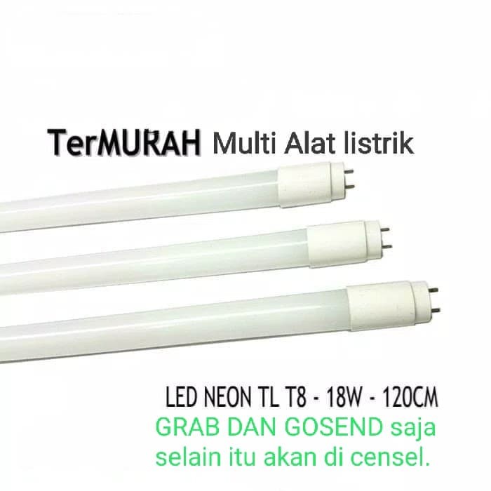 Lampu neon Tl Led T8 18 w 18watt led TL tube lampu 120cm led putih