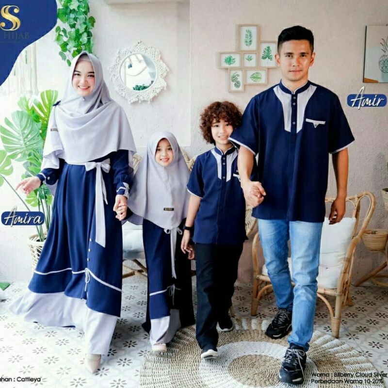 Set Baju muslim couple Sarimbit Amir Amira