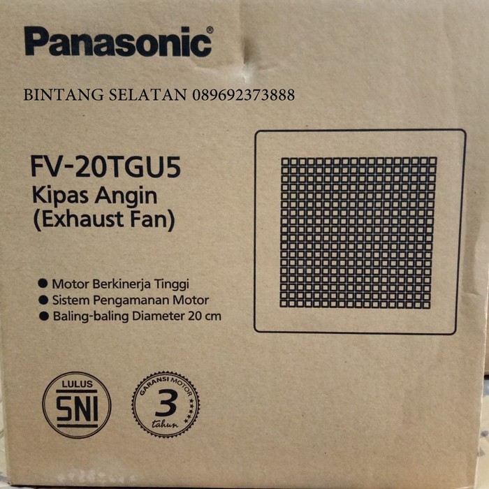 PANASONIC EXHAUST FAN FV20TGU PLAFON