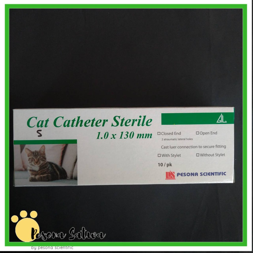 Kateter Kucing with Stylet 1.0 x 130mm -Cat Catheter with Stylet-