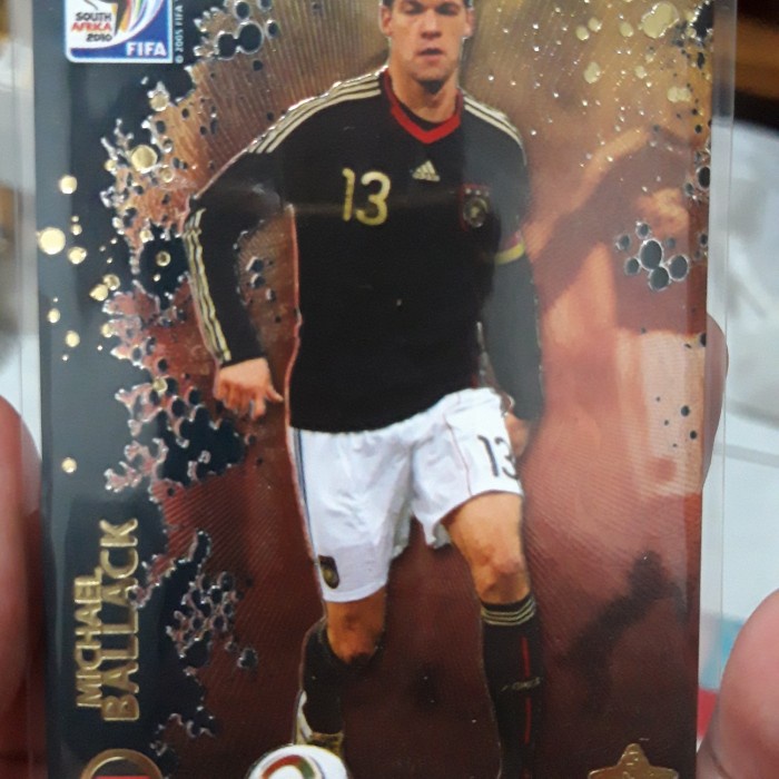 panini world cup 2010 michael ballack insert