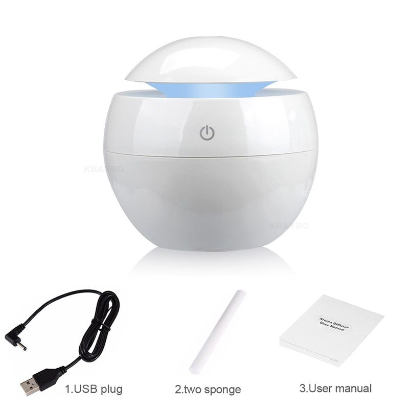 Taffware Air Humidifier Ultrasonic Aromatherapy Oil Diffuser Minimalis - HUMI ​​K-003-1