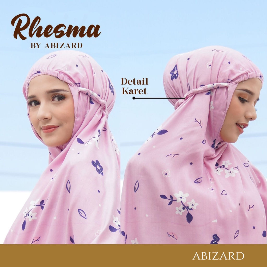Abizard Mukena Travel Motif RHESMA Ukuran Standart