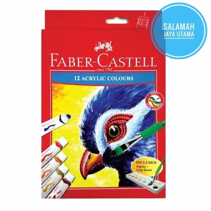 

Acrylic Colours 12 Warna Faber Castell Slmh5 Diminati Banget