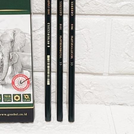 

➯ Pensil 2B GREEBEL Pensil Ujian ( per Lusin ) ❂