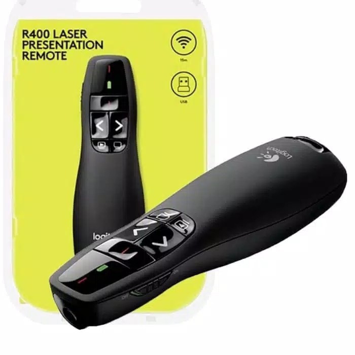 Logitech Wireless Presenter Laser Pointer R400