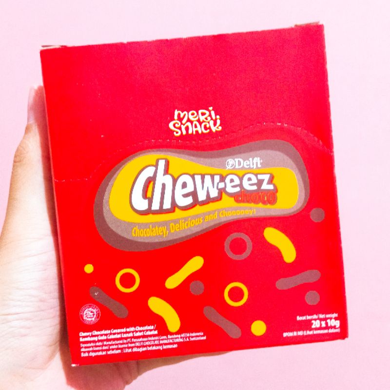 

Delfi Cheweez Choco 1Box 200gr / Coklat / Cokelat Kunyah