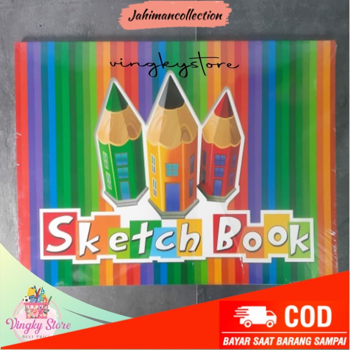 

✨ BISA COD ✨ Sketch Book / Buku Gambar Sketsa Kiky A3