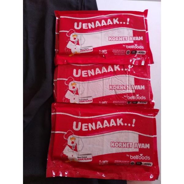 

(Ekspedisi hanya surabaya sidoarjo gresik) Kornet isi 4 (450gr)