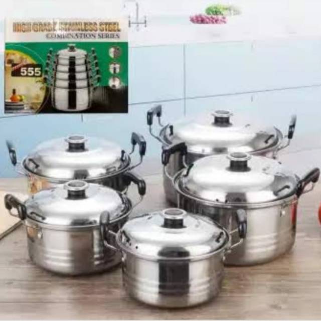 Panci, Panci Set, Panci Stainless, Panci Stainless Murah