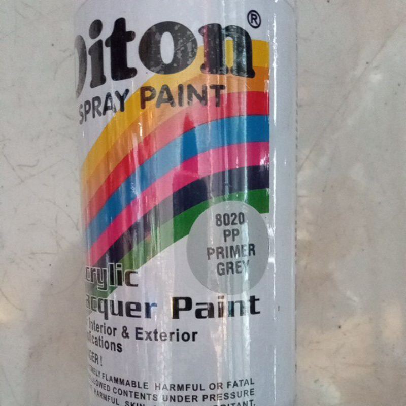 

pp primer diton 300ml/ cat dasar epoxy. atau warna warna candy