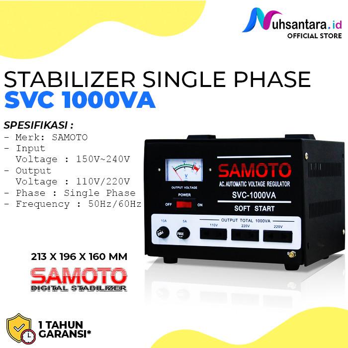 Stabilizer Listrik Digital 1000VA Samoto Stabilizer Stavolt 1000VA