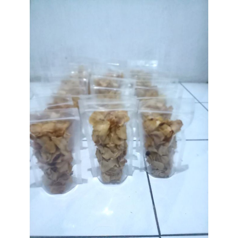 

kripik Gayam, kripik renyah, kripik besar besar