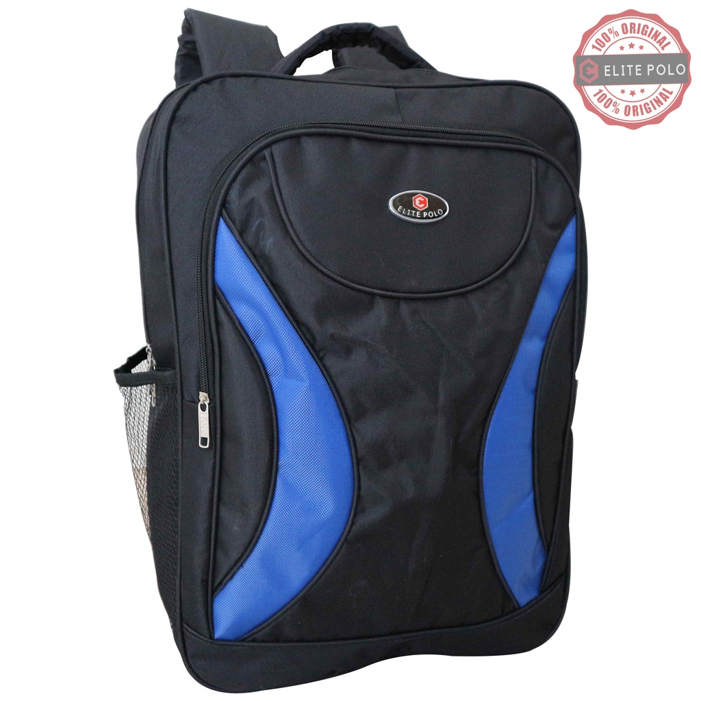 Tas Elite Polo Model Kekinian Backpack Gendong Cowok SD SMP Keren Bagus Ransel Laki-Laki Awet Murah