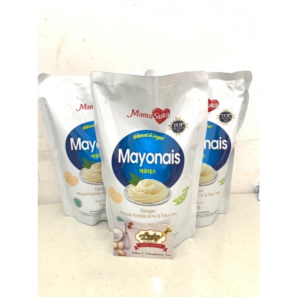 

Mamasuka Mayonais 1kg (kemasan warna putih)/mayonaise /