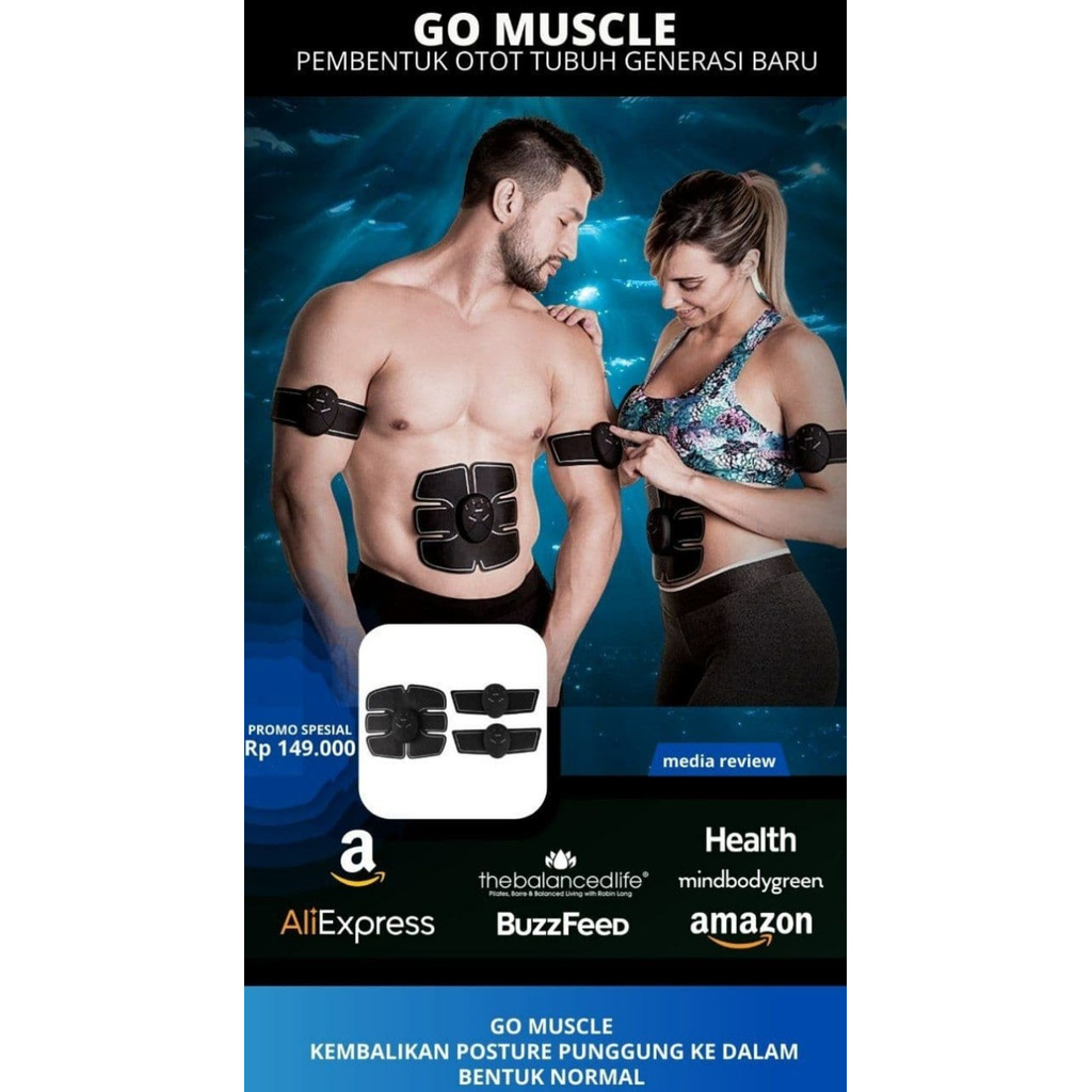 GO MUSCLE - Pembentuk otot tubuh generasi baru