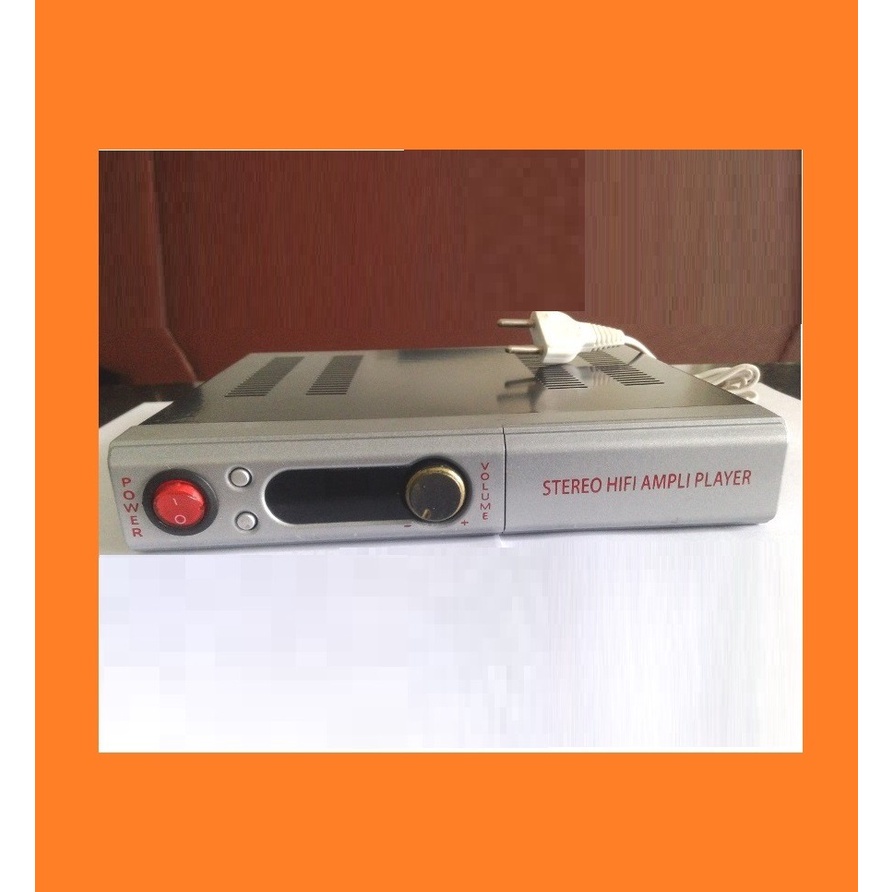 Rakitan Audio Amplifier Stereo AC 220V dengan Box Elegan