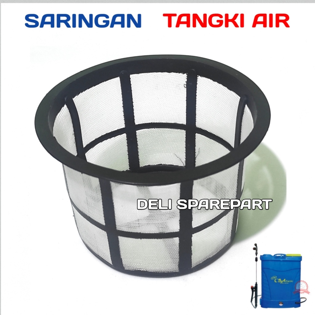 Saringan Tangki air Sprayer Semprot Pompa Hama Elektrik Baterai Aki Cba