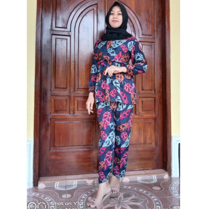 PIYAMA / ONE SET JANDA BOLONG RAMPLE | / SETELAN ANAK TANGGUNG