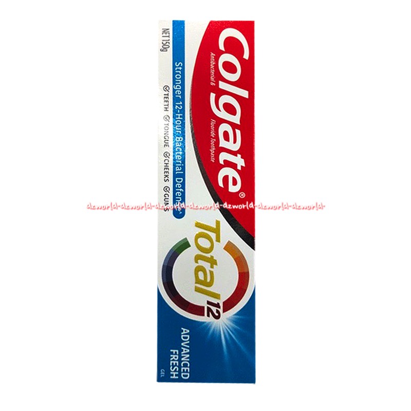 Colgate Total 12 Advanced Fresh 150gr Stronger 12 Hour Bacterial Defense Odol Pasta Gigi Colgate Toothpast Colgat Kolget