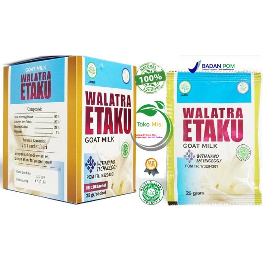 

Susu Kambing Walatra Etaku Pencegah Keropos Tulang Goat Milk Asli Original