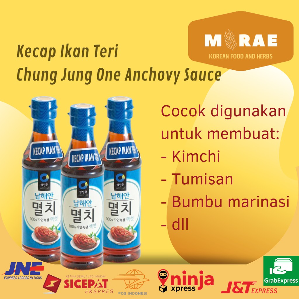 

Kecap Ikan Teri Chung Jung One Anchovy Sauce 500 gr