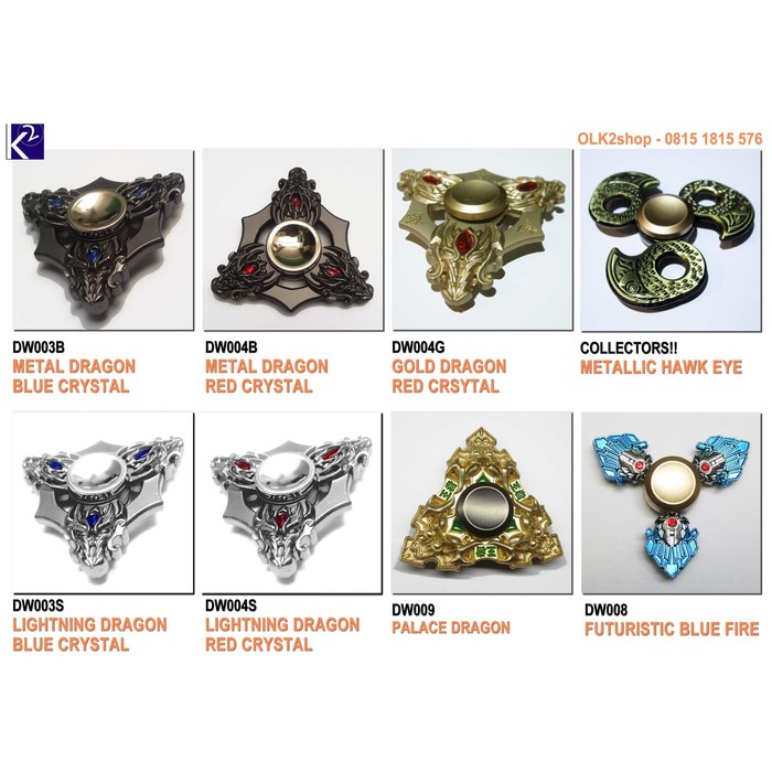 SALE - PROMO SPINNER DRAGON NAGA WOLF SHURIKEN NINJA WARRIOR SPINER METAL MAINAN PINTAR