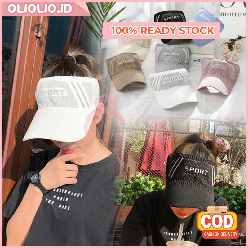 Topi Wanita Anti Uv Sport Hijab Motif Bulat Estetik U5K7 Tren Kekinian Aesthetic Terlaris Rajut Prem