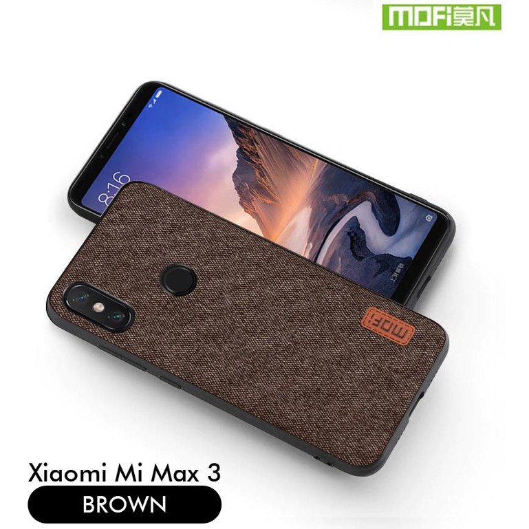 MOFI Xiaomi Mi Max 3 MiMax 3 Case MOFI Fabric ORIGINAL Premium Case