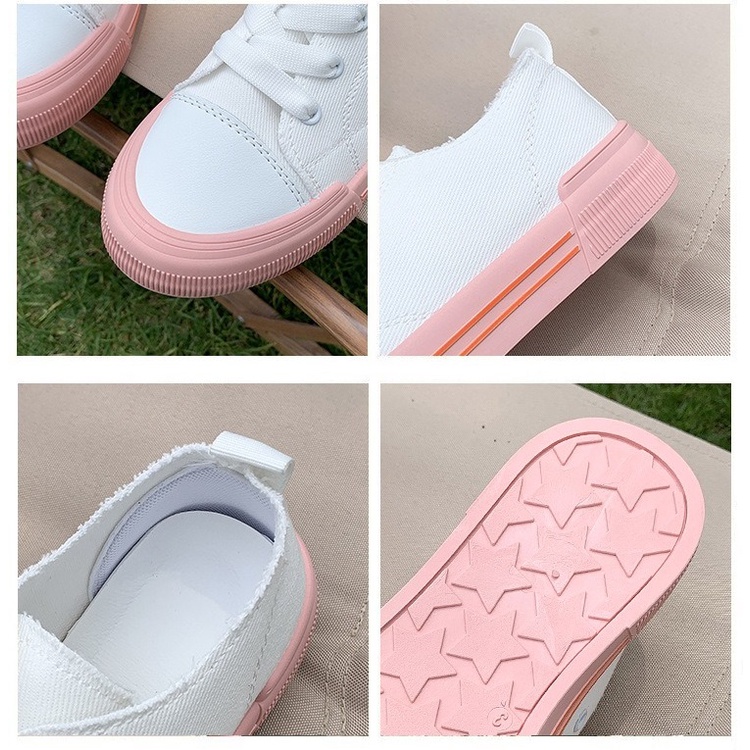 Sepatu Sneaker Wanita Putih Sepatu Cewek Import Korea Spatu Sneakers Perempuan Terbaru SP-201