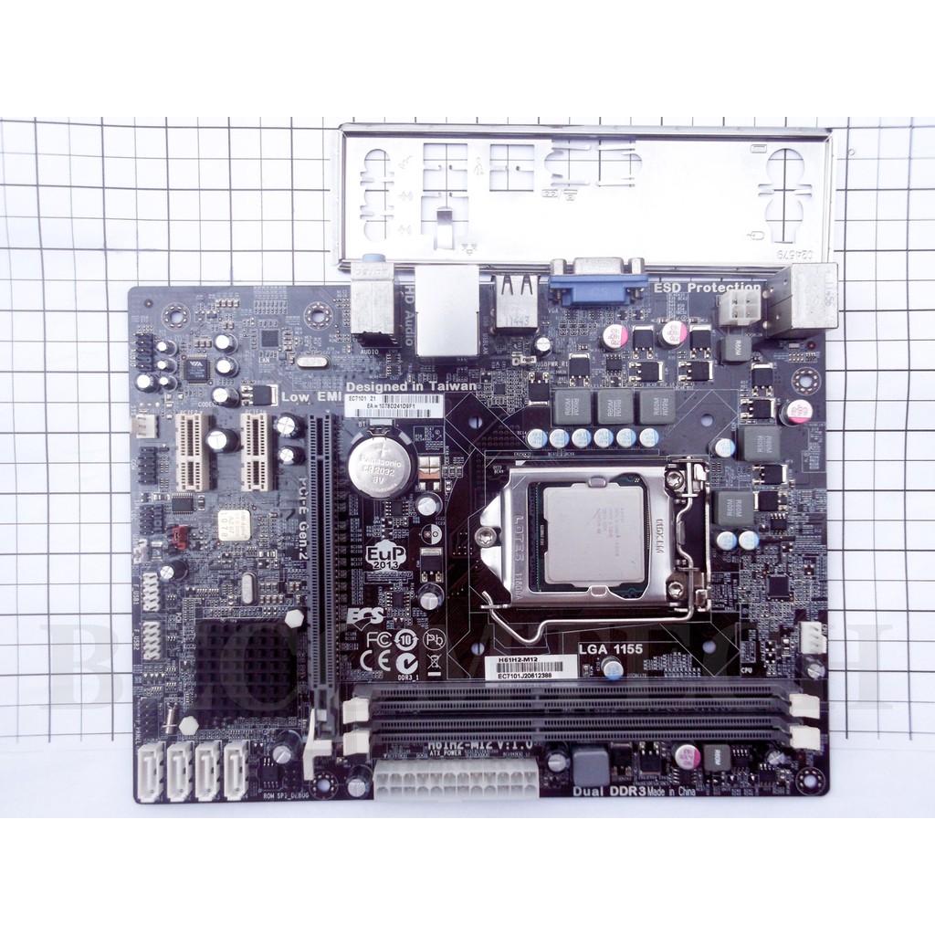 Processor Intel Core i3 2120 & ECS H61H2-M12
