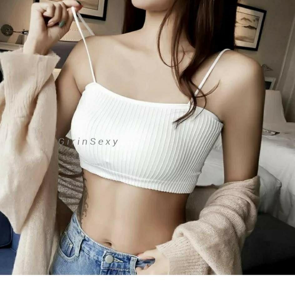 Tank Top Crop Kemben Sexy