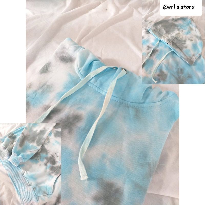 HOODIE JUMPER TIE DYE || SWEATER TIE DYE (OVERSIZED)