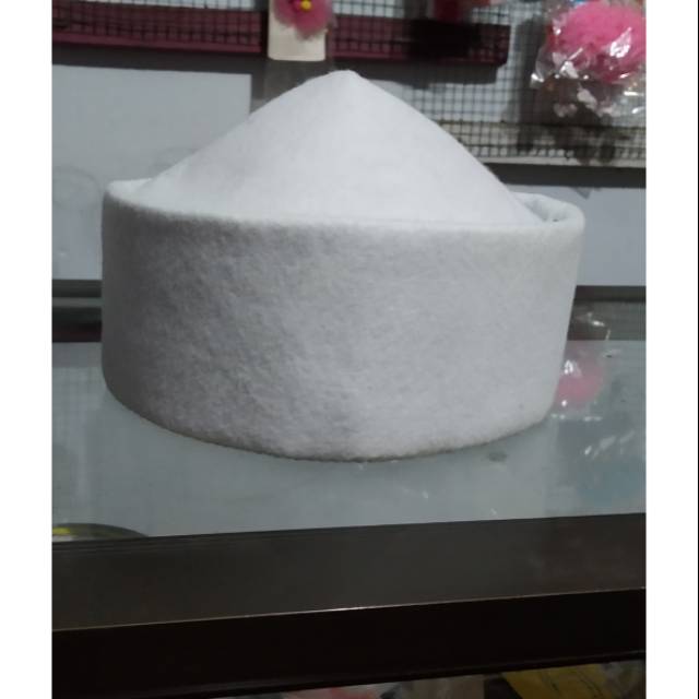 Songkok polos kain putih