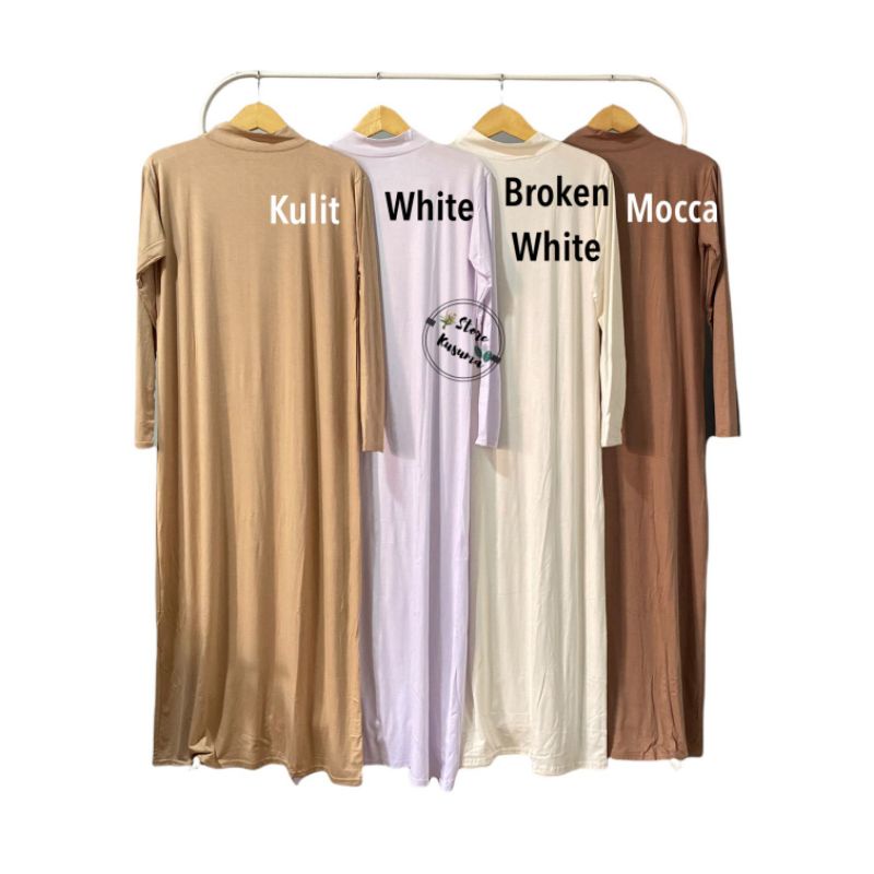 inner gamis krah turtle Neck Bahan Rayon Super/manset gamis  ukuran all size