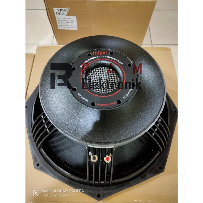 Komponen Speaker 18 Inch HUPER S18L1001A | S18L 1001A | S18 L1001 A Original 1000 Watt